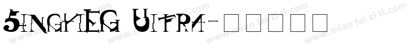 SingyiEG Uitra字体转换